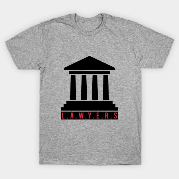 Court lawyers T-Shirt by cypryanus